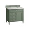 James Martin Vanities Brittany 36in Single Vanity, Smokey Celadon w/ 3 CM Eternal Jasmine Pearl Top 650-V36-SC-3EJP - alternate 2